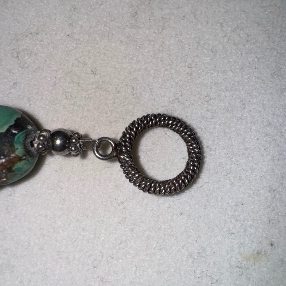 Sterling Silver Chunky Turquoise Bracelet View 3